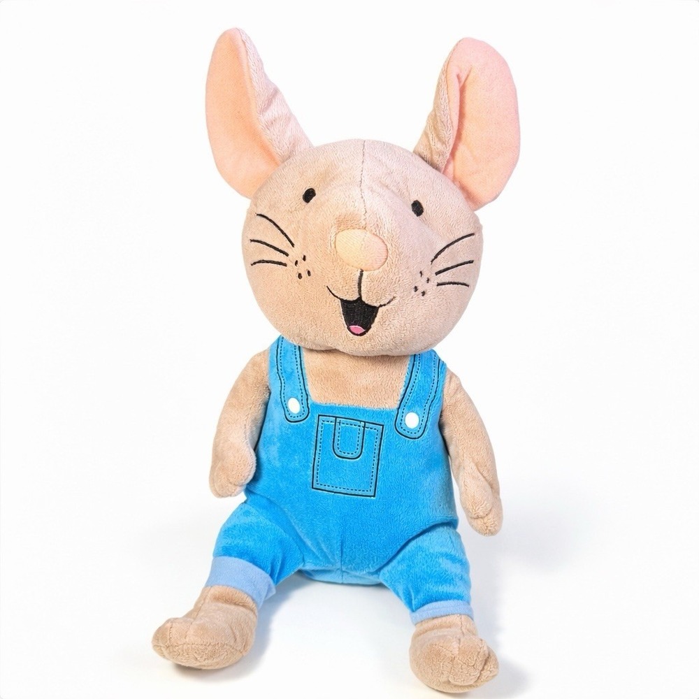2015 Kohl's Cares If You Give‎ a Mouse a Cookie Plush Toy Blue Overalls Soft 15"